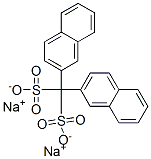 disodium di-2-naphthylmethanedisulphonate  Struktur