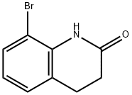 2(1H)-Quinolinone, 8-broMo-3,4-dihydro- Structure
