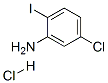 5-氯-2-碘苯胺盐酸盐, 6781-33-5, 结构式