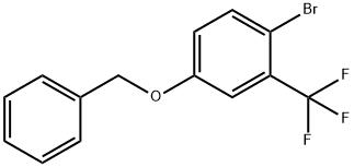 5-(Benzyloxy)-2-bromobenzotrifluoride Structure