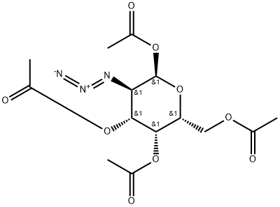 1,3,4,6-四-O-乙酰基-2-叠氮基-2-脱氧-Α-D-吡喃半乳糖,67817-30-5,结构式