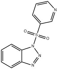 1-(3-PYRIDINYLSULFONYL)-1H-BENZOTRIAZOLE Struktur
