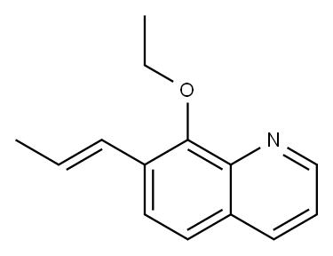 Quinoline, 8-ethoxy-7-(1-propenyl)-, (E)- (9CI) Structure