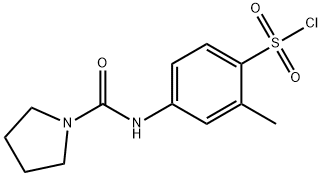 2-METHYL-4-[(PYRROLIDINE-1-CARBONYL)-AMINO]-N-METHYLPYRROLIDINE Structure