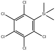Trimethyl(pentachlorophenyl)silane Structure
