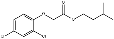 3-methylbutyl 2-(2,4-dichlorophenoxy)acetate,67821-07-2,结构式