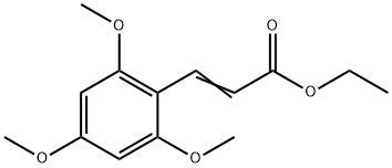 2,4,6-TRIMETHOXYCINNAMIC ACID ETHYL ESTER Structure