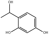 4-(1-ヒドロキシエチル)-1,3-ベンゼンジオール 化学構造式