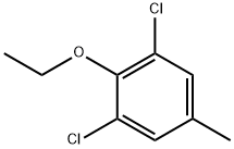 1,3-ジクロロ-2-エトキシ-5-メチルベンゼン 化学構造式