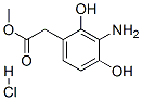 methyl [amino(2,4-dihydroxyphenyl)]acetate hydrochloride 结构式