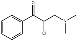 1-Propanone, 2-chloro-3-(dimethylamino)-1-phenyl- (9CI) Structure