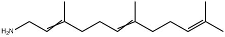 3,7,11-トリメチル-2,6,10-ドデカトリエン-1-アミン 化学構造式