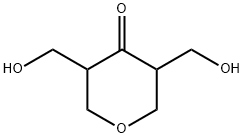 tetrahydro-3,5-bis(hydroxymethyl)-4H-pyran-4-one  Struktur