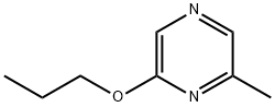2-メチル-6-プロポキシピラジン 化学構造式