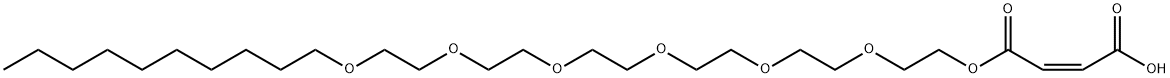 3,6,9,12,15,18-hexoxaoctacosyl hydrogen maleate|