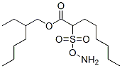 2-(Ammoniooxysulfonyl)octanoic acid 2-ethylhexyl ester Structure