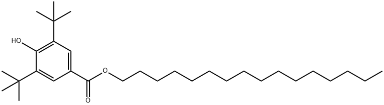 3,5-二叔丁基-4-羟基苯甲酸正十六酯,67845-93-6,结构式