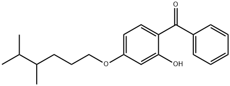 [4-[(4,5-dimethylhexyl)oxy]-2-hydroxyphenyl] phenyl ketone Struktur
