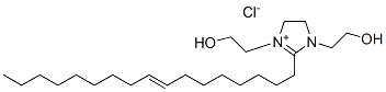 2-(8-heptadecenyl)-4,5-dihydro-1,3-bis(2-hydroxyethyl)-1H-imidazolium chloride Structure