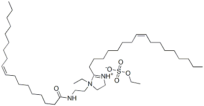 (Z,Z)-1-ethyl-2-(8-heptadecenyl)-4,5-dihydro-1-[2-[(1-oxo-9-octadecenyl)amino]ethyl]-1H-imidazolium ethyl sulphate|