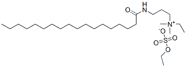 ethyldimethyl[3-[(1-oxooctadecyl)amino]propyl]ammonium ethyl sulphate Struktur