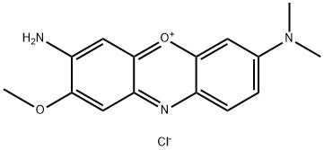 3-amino-7-(dimethylamino)-2-methoxyphenoxazin-5-ium chloride|碱性蓝124