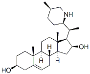 16,28-Secosolanid-5-ene-3,16-diol, (3beta,16beta,22alpha,25beta)- Structure