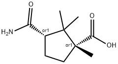 β-camphoramic acid Structure