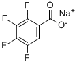 SODIUM 2,3,4,5-TETRAFLUOROBENZOATE Structure