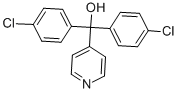 BIS-(4-CHLORO-PHENYL)-PYRIDIN-4-YL-METHANOL Struktur