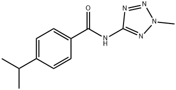 Benzamide, 4-(1-methylethyl)-N-(2-methyl-2H-tetrazol-5-yl)- (9CI)|