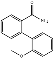 2'-メトキシ-1,1'-ビフェニル-2-カルボアミド 化学構造式