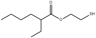 2-エチルヘキサン酸2-メルカプトエチル 化学構造式