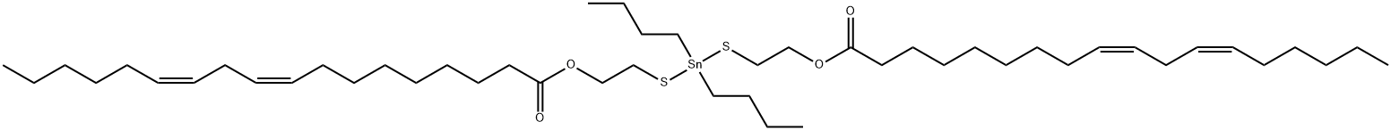 (dibutylstannylene)bis(thioethane-1,2-diyl) bis[(9Z,12Z)-octadeca-9,12-dienoate]|