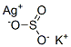 亜硫酸銀(I)=カリウム 化学構造式