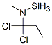 1,1-dichloro-1-ethyl-N,N-dimethylsilylamine Structure