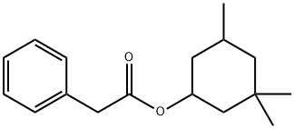 ベンゼン酢酸3,3,5-トリメチルシクロヘキシル 化学構造式