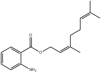 (Z)-3,7-dimethylocta-2,6-dienyl anthranilate,67859-99-8,结构式