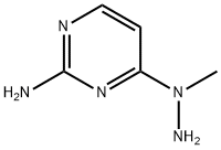 2-Pyrimidinamine, 6-(1-methylhydrazino)- (9CI) Structure