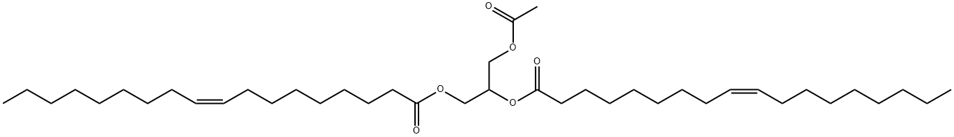 1-O,2-O-Dioleoyl-3-O-acetyl-sn-glycerol Struktur