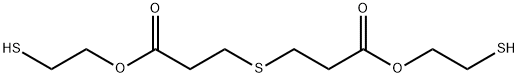 bis(2-mercaptoethyl) 3,3'-thiobispropionate Struktur