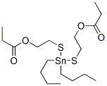4,4-Dibutyl-9-oxo-8-oxa-3,5-dithia-4-stannaundecan-1-ol propanoate Structure