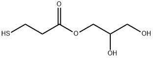 GLYCERYL 3-MERCAPTOPROPIONATE Structure