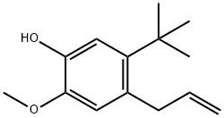 4-allyl-5-(tert-butyl)-2-methoxyphenol Struktur