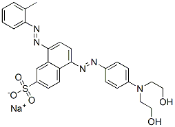 67875-14-3 sodium 5-[[4-[bis(2-hydroxyethyl)amino]phenyl]azo]-8-[(o-tolyl)azo]naphthalene-2-sulphonate