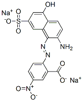 disodium 2-[(2-amino-5-hydroxy-7-sulphonato-1-naphthyl)azo]-5-nitrobenzoate,67875-25-6,结构式