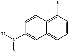 1-Bromo-6-nitronaphthalene Struktur