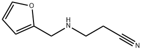 3-[(2-FURYLMETHYL)AMINO]PROPANENITRILE 化学構造式