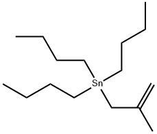 メタリルトリ-N-ブチルすず 化学構造式