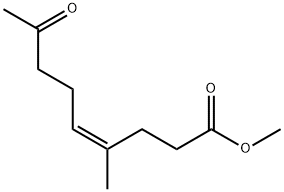 (Z)-4-Methyl-8-oxo-4-nonenoic acid methyl ester Struktur
